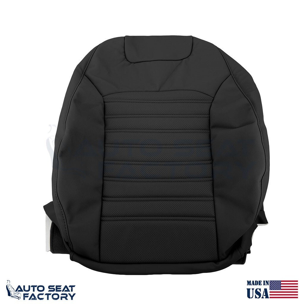 Replacement Black Vinyl Seat Cover SET For Ford Fusion 2013 2014 2015 2016 2017 - OEM-Style Replacement Seat Cover