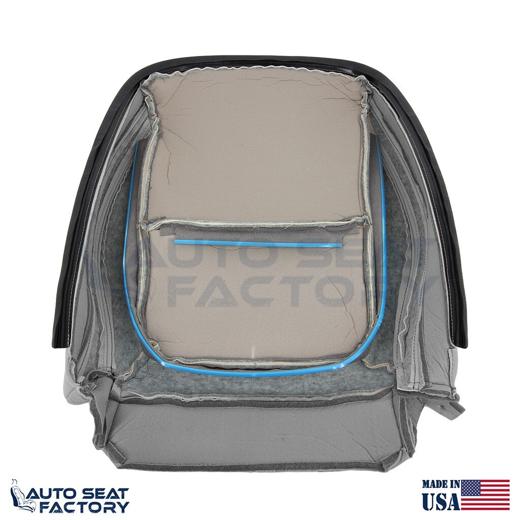 Fits 2012 - 2016 Mercedes Benz SLK Driver Bottom Gray Seat Cover - OEM-Style Replacement Seat Cover