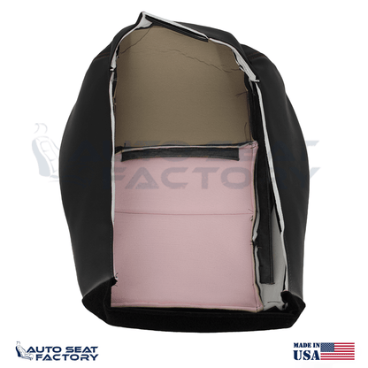 Replacement Black Seat Cover Fits 2006 - 2010 Dodge Charger RT Front Bottoms - OEM-Style Replacement Seat Cover