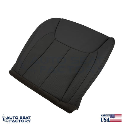 Fits 2006 - 2011 Cadillac DTS Driver Bottom Black Vinyl Seat Cover, Perf. - OEM-Style Replacement Seat Cover