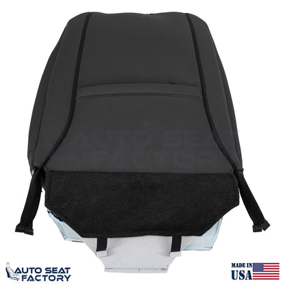 Replacement 2019 - 2023 Chevy Silverado PASSENGER Top Black Cloth Seat Cover - OEM-Style Replacement Seat Cover