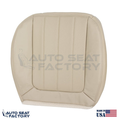 2003 2004 Fits Lincoln LS LEFT & RIGHT Bottom Lt Stone Leather Seat Cover, Perf. - OEM-Style Replacement Seat Cover