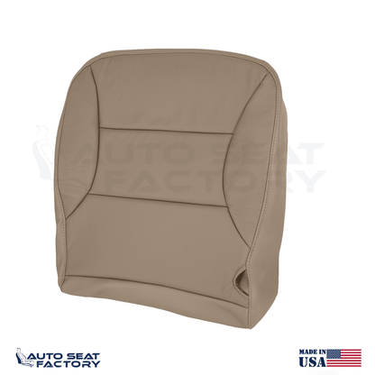 Fits 1997 - 2001 Ford Expedition Front Bucket Tan Vinyl Replacement Seat Covers - OEM-Style Replacement Seat Cover