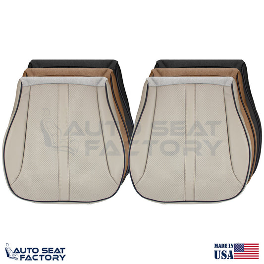 Replacement 2013 2014 2015 Fits Lincoln MKX Perforated Bottom Leather Seat Cover - OEM-Style Replacement Seat Cover