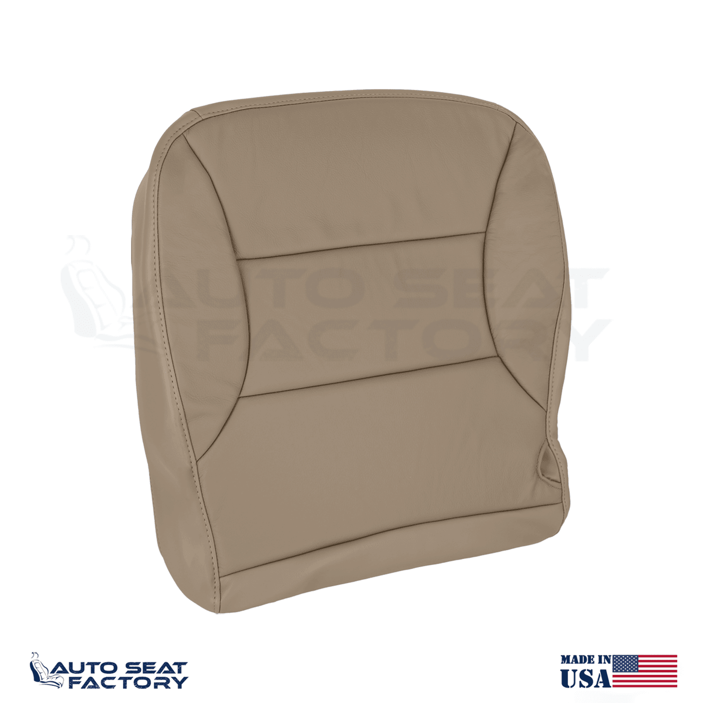 Fits 1997 - 2001 Ford Expedition Front Bucket Tan Vinyl Replacement Seat Covers - OEM-Style Replacement Seat Cover