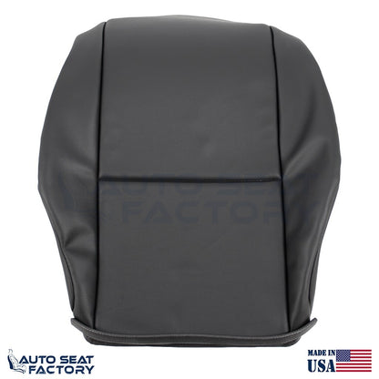 2007 - 2019 For Mercedes Sprinter Van Top & Bottom Black Vinyl Seat Covers 4PCS - OEM-Style Replacement Seat Cover