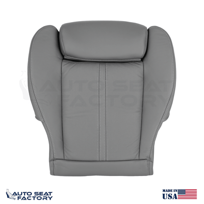 Fits 2010 - 2016 Cadillac SRX Front Driver Bottom Vinyl Seat Cover, Perforated - OEM-Style Replacement Seat Cover