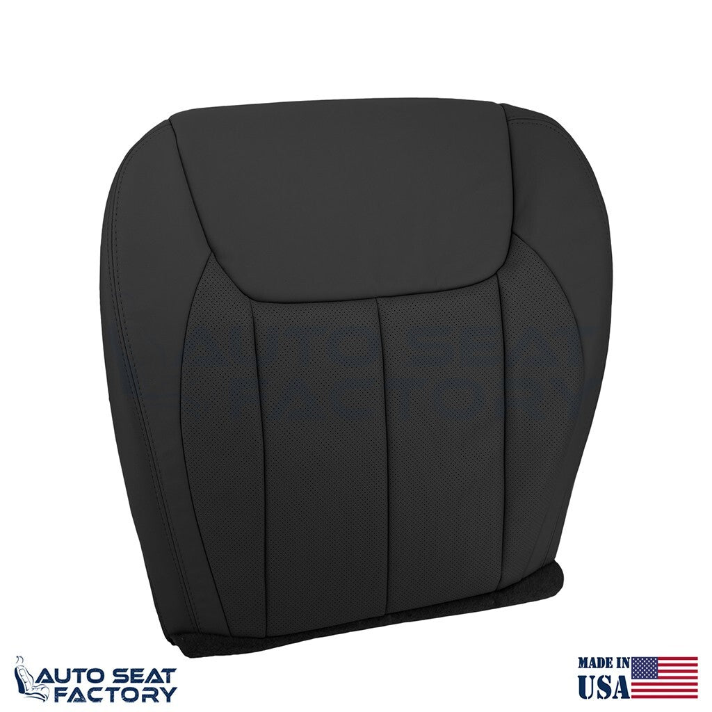 Fits 2006 - 2011 Cadillac DTS LEFT & RIGHT Bottom Black Vinyl Seat Cover, Perf. - OEM-Style Replacement Seat Cover