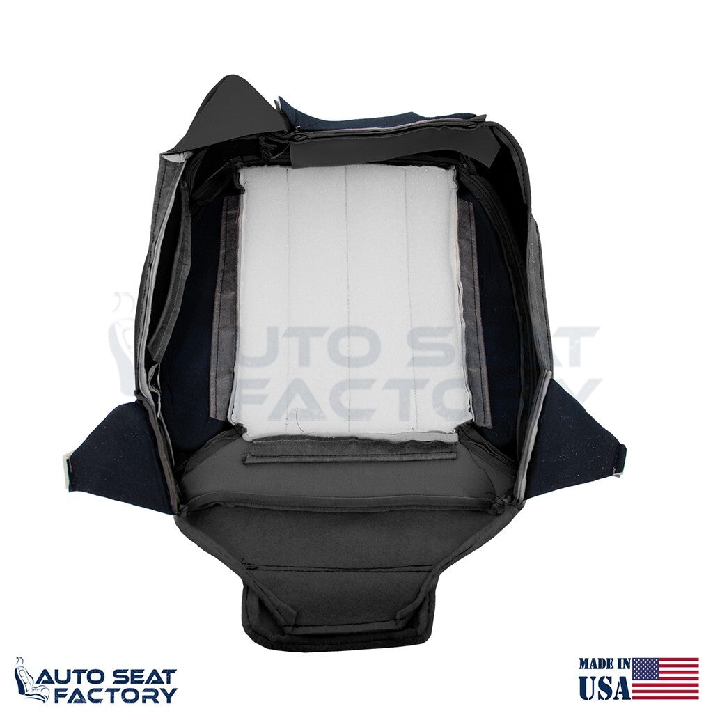 2003 - 2006 Fits Lincoln LS PASSENGER Bottom Black Vinyl Seat Cover, Perforated - OEM-Style Replacement Seat Cover