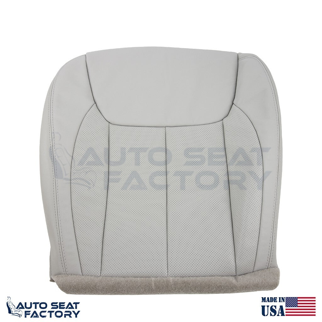 Fits 2006 - 2011 Cadillac DTS PASSENGER Bottom Titanium Vinyl Seat Cover, Perf. - OEM-Style Replacement Seat Cover