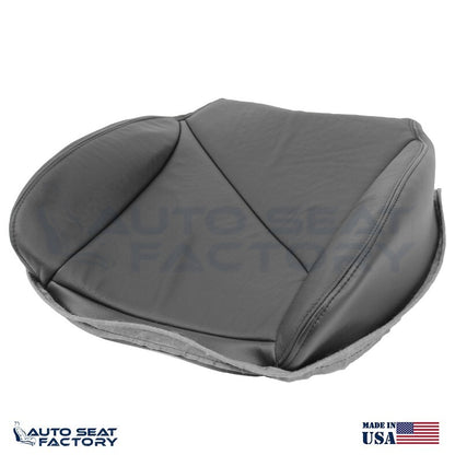 For 1994 - 1996 Chevy Corvette Left & Right Bottom Black Leather Seat Covers - OEM-Style Replacement Seat Cover