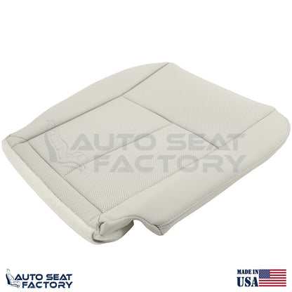 2014 - 2020 Fits Infiniti Q50 PASSENGER Bottom Gray Vinyl Seat Cover, PERFORATED - OEM-Style Replacement Seat Cover