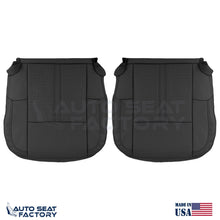 Fits 2009 -2012 Lincoln MKS Front Bottom Black Vinyl Seat Covers, Perforated 2PC - OEM-Style Replacement Seat Cover
