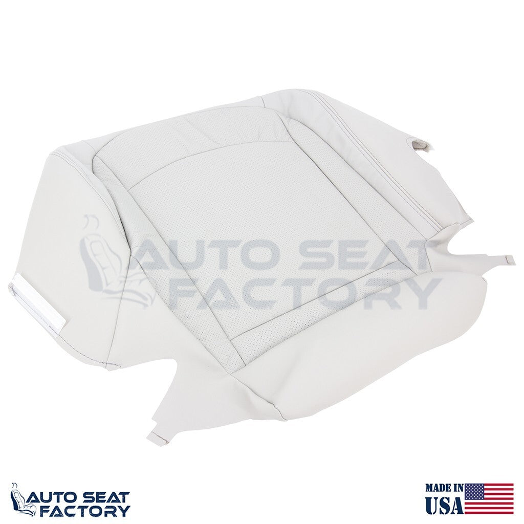 2011 - 2013 Fits Nissan Rogue PASSENGER Bottom Perforated Gray Vinyl Seat Cover - OEM-Style Replacement Seat Cover