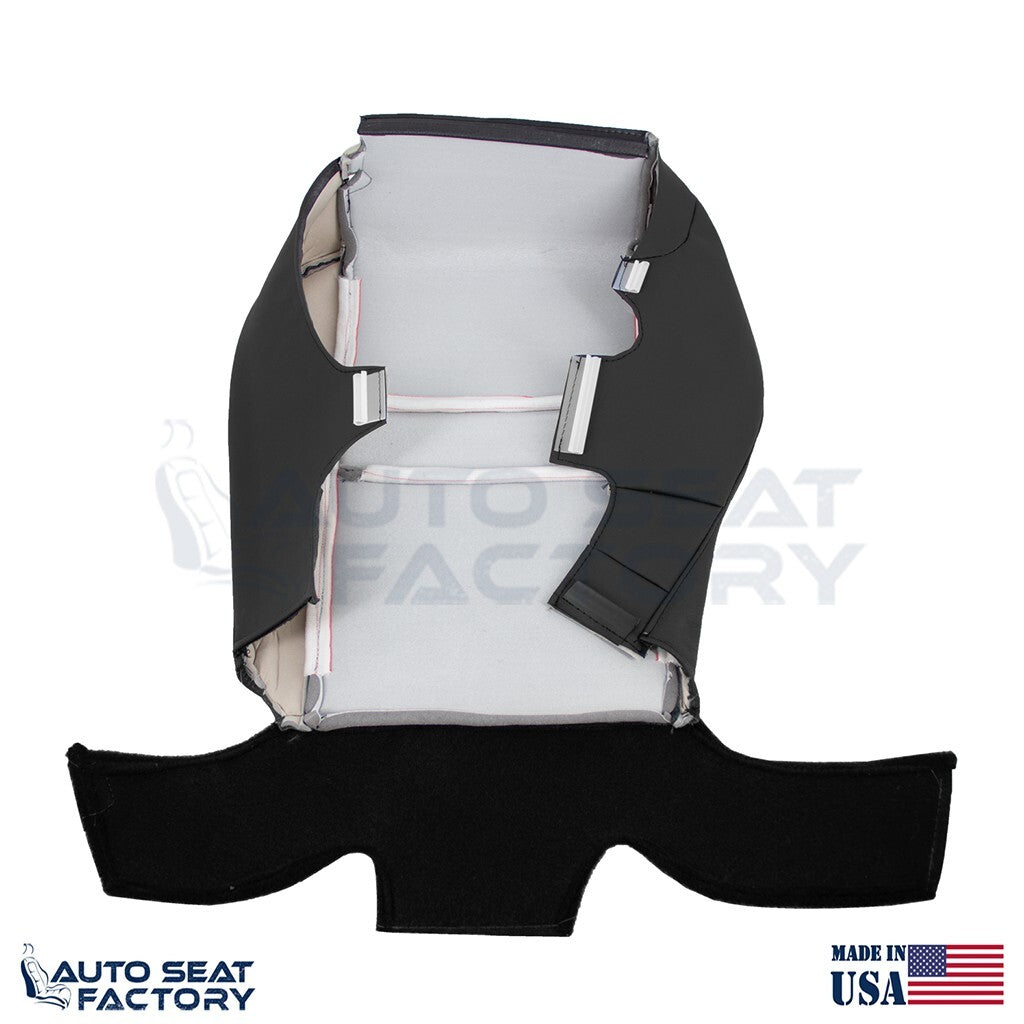Fits 2006 2007 Chevy Monte Carlo PASSENGER Driver Perf. Black Vinyl Seat Cover - OEM-Style Replacement Seat Cover
