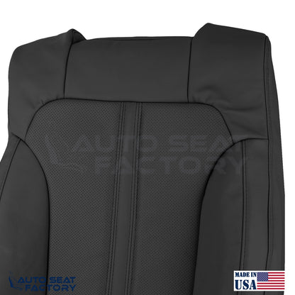 Fits 2009 - 2012 Lincoln MKS PASSENGER Top Black Vinyl Seat Cover, Perforated - OEM-Style Replacement Seat Cover