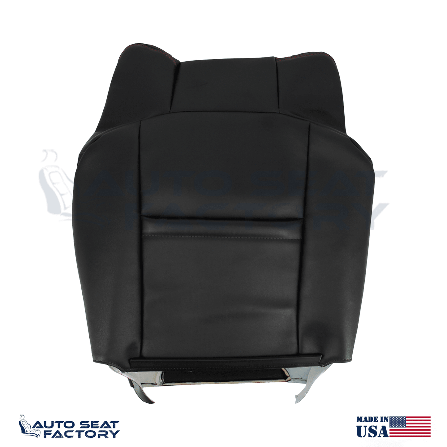 Replacement Black Seat Cover Fits 2006 - 2010 Dodge Charger RT Front Tops - OEM-Style Replacement Seat Cover