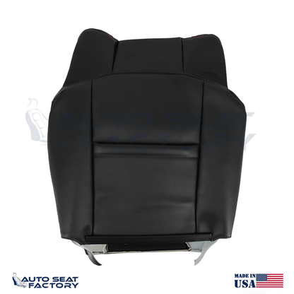 Replacement Black Seat Cover Fits 2006 - 2010 Dodge Charger RT Front Tops - OEM-Style Replacement Seat Cover