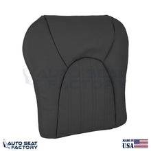 Replacement 1997 - 2000 Jaguar XK8 PASSENGER Bottom Black Leather Seat Covers - OEM-Style Replacement Seat Cover
