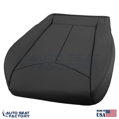 2009 - 2013 Fits Infiniti G37 Coupe PASSENGER Bottom Blk Vinyl Seat Cover, Perf. - OEM-Style Replacement Seat Cover