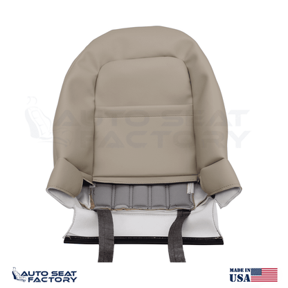 2001 -2005 Fits Jaguar XK8 XKR RIGHT Top & Bottom SDC Coffee Leather Seat Covers - OEM-Style Replacement Seat Cover