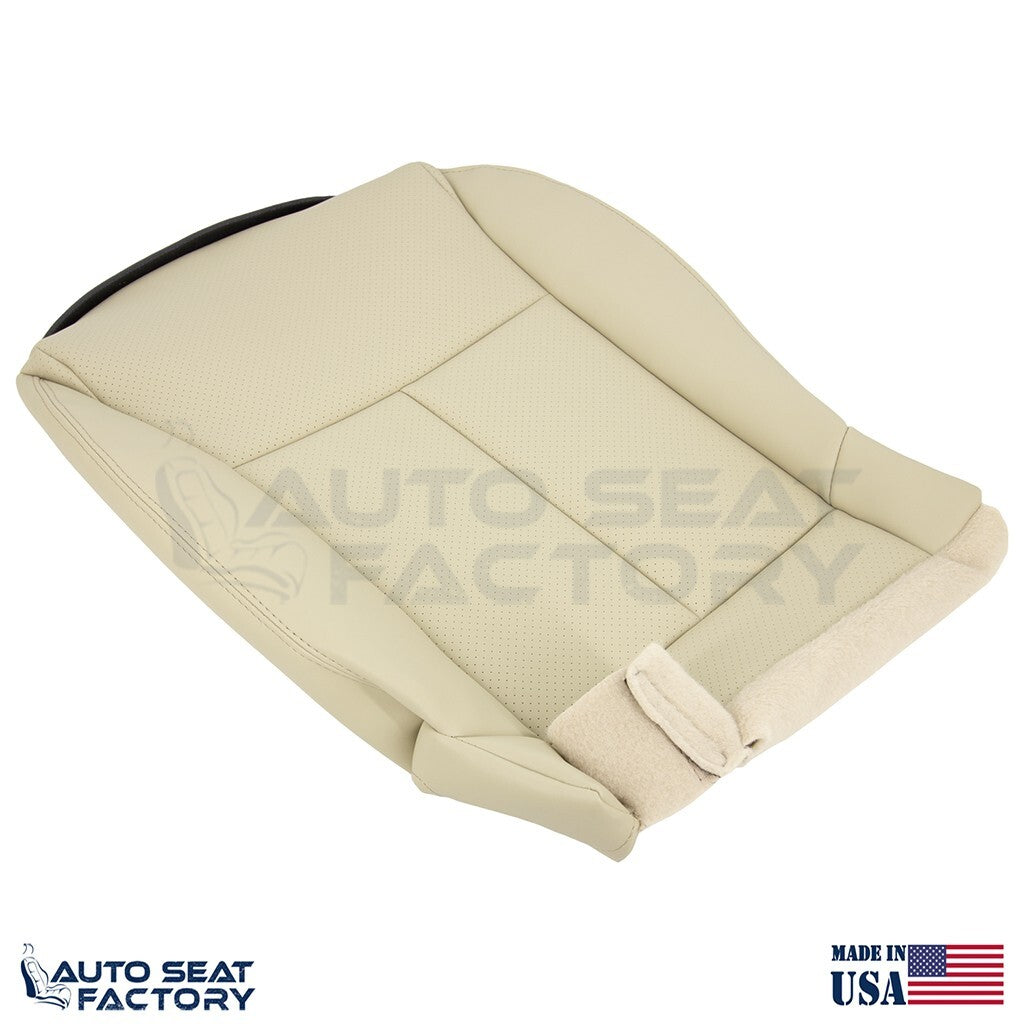 2006 - 2010 Fits Infiniti M45 M35 Lower PASSENGER Wheat Vinyl Seat Covers. Perf. - OEM-Style Replacement Seat Cover