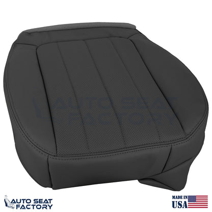 2003 - 2006 Fits Lincoln LS LEFT & RIGHT Bottom Black Leather Seat Cover, Perf. - OEM-Style Replacement Seat Cover