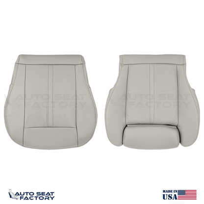 2010 - 2016 Fits Cadillac SRX Lt. Titanium Vinyl Seat Covers, Perforated - OEM-Style Replacement Seat Cover