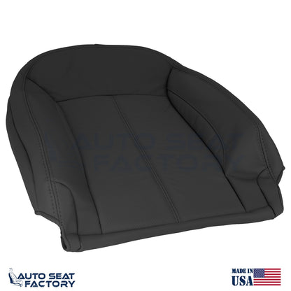 Fits 2010 -2013 Buick LaCrosse Driver Top & Bottom Blk Leather Seat Covers Perf. - OEM-Style Replacement Seat Cover