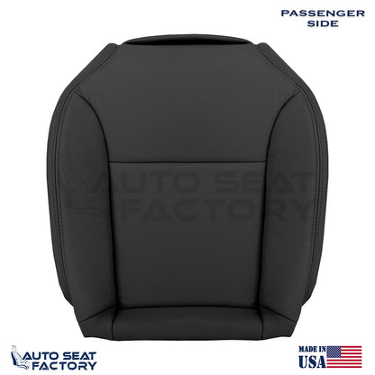 Fits 2004 - 2009 Saab 9-3 CONVERTIBLE Driver Passenger Black Vinyl Seat Covers - OEM-Style Replacement Seat Cover