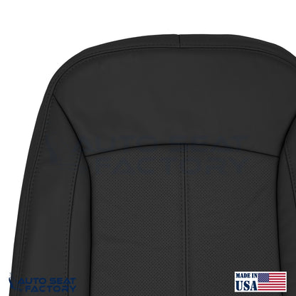 Fits 2010 -2013 Buick LaCrosse Driver Top & Bottom Blk Vinyl Seat Covers, Perf. - OEM-Style Replacement Seat Cover