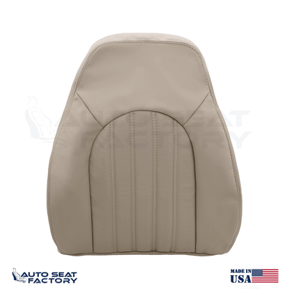 2001 - 2005 Fits Jaguar XK8 Driver Top Cashmere SDZ Leather Seat Cover - OEM-Style Replacement Seat Cover