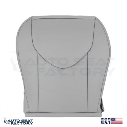 2006 - 2012 Fits Toyota RAV4 SOLID Driver Bottom Ash Gray Vinyl Seat Cover - OEM-Style Replacement Seat Cover