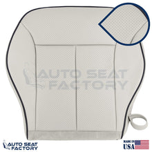 Fits 2007 - 2010 Lincoln MKX Gray Leather Seat Covers w/ Piping, Perforated - OEM-Style Replacement Seat Cover