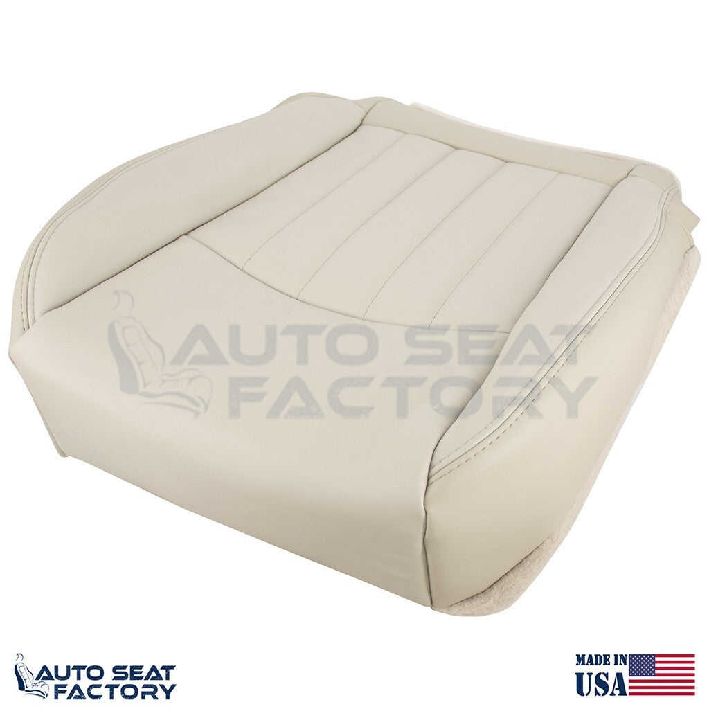 2014 - 2017 Fits Infiniti QX50 PASSENGER Side Bottom Wheat Vinyl Seat Cover - OEM-Style Replacement Seat Cover