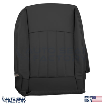 2014 - 2017 Fits Infiniti QX50 LEFT & RIGHT Black Vinyl Seat Covers 4PCS - OEM-Style Replacement Seat Cover