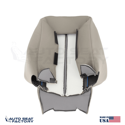 2011 - 2015 Fits Lincoln MKX Med Light Stone Leather Seat Covers Perforated - OEM-Style Replacement Seat Cover