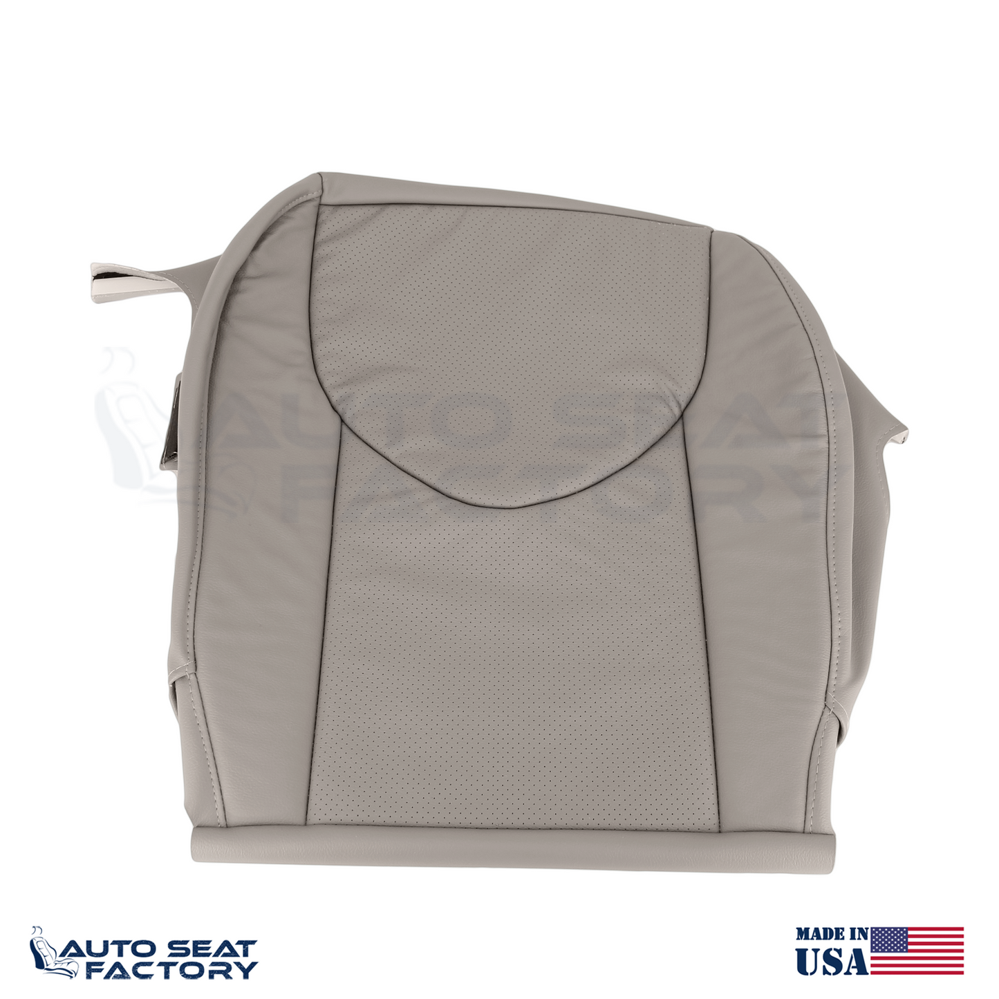 2006 - 2008 Fits Toyota RAV4 Perforated PASSENGER Taupe Vinyl Seat Covers 2PCS - OEM-Style Replacement Seat Cover