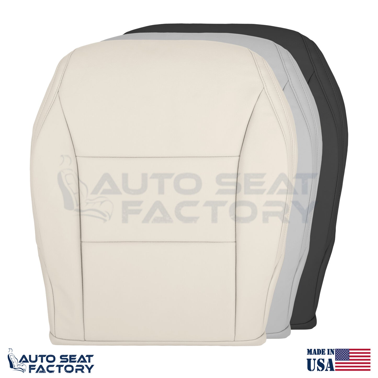 Replacement 2014 2015 Fits Mercedes Benz CLA 250 Driver Bottom Vinyl Seat Cover - OEM-Style Replacement Seat Cover