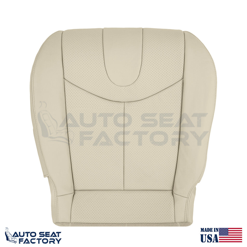 2009 - 2013 Fits Infiniti G37 Coupe Perforated Driver Vinyl Bottom Seat Cover - OEM-Style Replacement Seat Cover