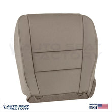 Fits 2007 - 2014 Honda Ridgeline Driver Bottom Perforated Tan Vinyl Seat Cover - OEM-Style Replacement Seat Cover