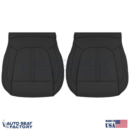 Replacement Driver & Passenger Bottom Seat Covers Fit Lincoln MKZ 2017 - 2020 - OEM-Style Replacement Seat Cover