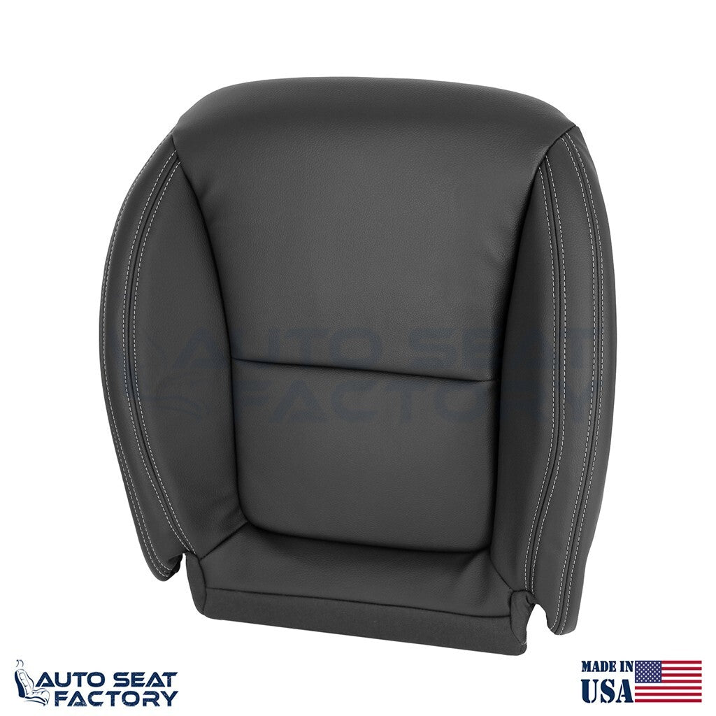 Fits 2012 - 2016 Mercedes Benz SLK PASSENGER Bottom Black Vinyl Seat Cover - OEM-Style Replacement Seat Cover