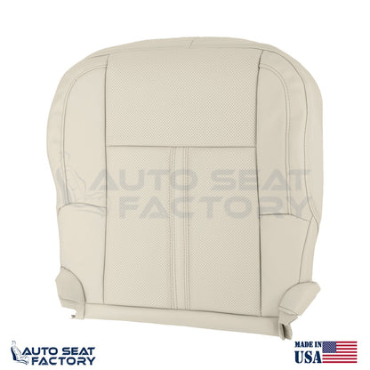 Fits 2009 - 2012 Lincoln MKS Driver Bottom Cashmere Vinyl Seat Cover, Perforated - OEM-Style Replacement Seat Cover
