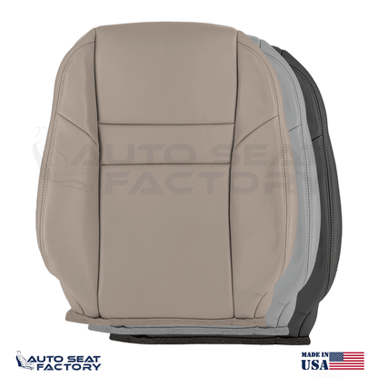 Fits 2003 - 2007 Honda Accord Sedan Driver Top Synthetic Leather Seat Cover - OEM-Style Replacement Seat Cover