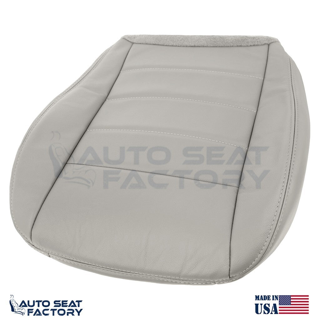 Fits 2006 - 2008 Dodge Magnum Driver Top & Bottom Med Slate Vinyl Seat Covers - OEM-Style Replacement Seat Cover