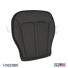 2011 - 2015 Lincoln MKX Perforated PASSENGER Bottom Black Vinyl Seat Cover - OEM-Style Replacement Seat Cover