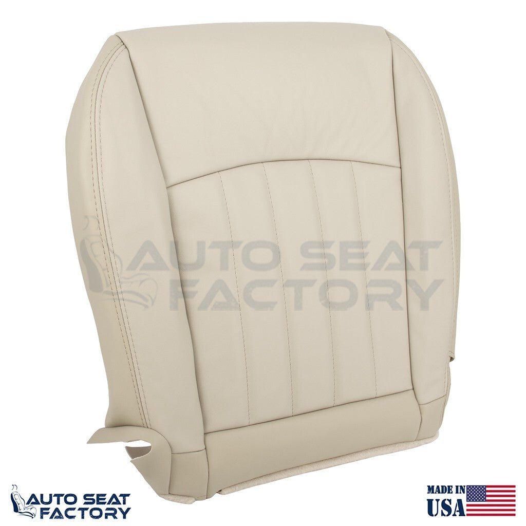 2014 -2017 Fits Infiniti QX50 Driver Passenger Bottom Wheat Leather Seat Covers - OEM-Style Replacement Seat Cover