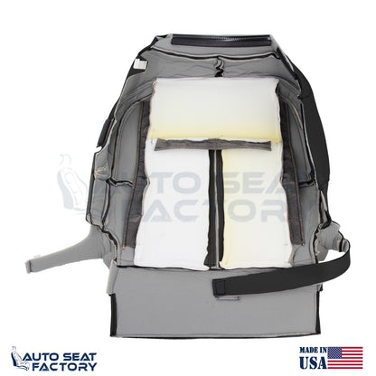 Fits 2009 - 2012 Lincoln MKS PASSENGER Black Vinyl Seat Covers, Perforated 2PC - OEM-Style Replacement Seat Cover