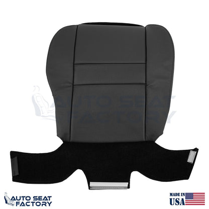 Fits 2006 2007 Chevy Monte Carlo PASSENGER Driver Perf. Black Vinyl Seat Cover - OEM-Style Replacement Seat Cover